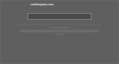 Desktop Screenshot of cashbargains.com